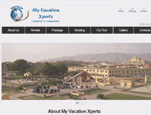 Tablet Screenshot of myvacationxperts.com